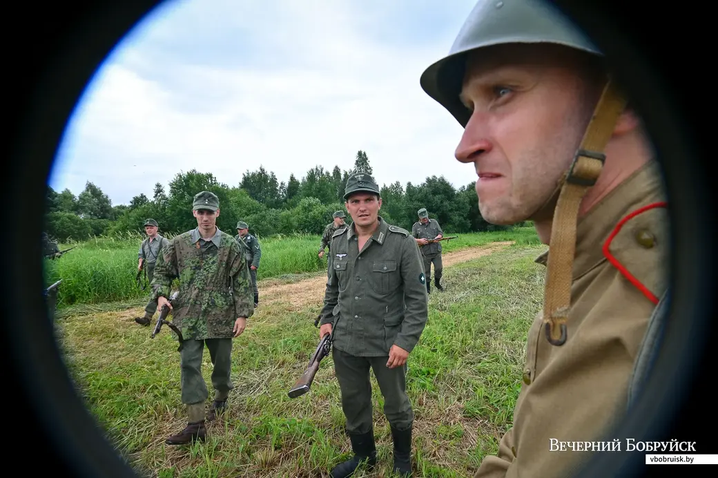 27.06.2021. Бобруйский район. Слет военно-исторических клубов «Бобруйский котел» и реконструкция захвата и удержания переправы и плацдарма на западном берегу Березины