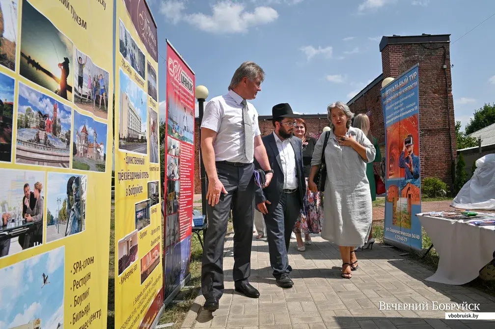 15.07.2021. Бобруйск. Круглый стол «Бобруйск. Традиции и современность» в «Еврейском дворике» в рамках культурно-спортивного фестиваля «Вытокі. Крок да Алiмпу»