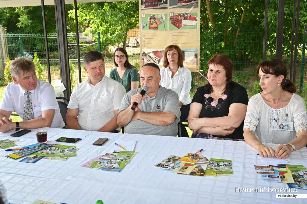 15.07.2021. Бобруйск. Круглый стол «Бобруйск. Традиции и современность» в «Еврейском дворике» в рамках культурно-спортивного фестиваля «Вытокі. Крок да Алiмпу»