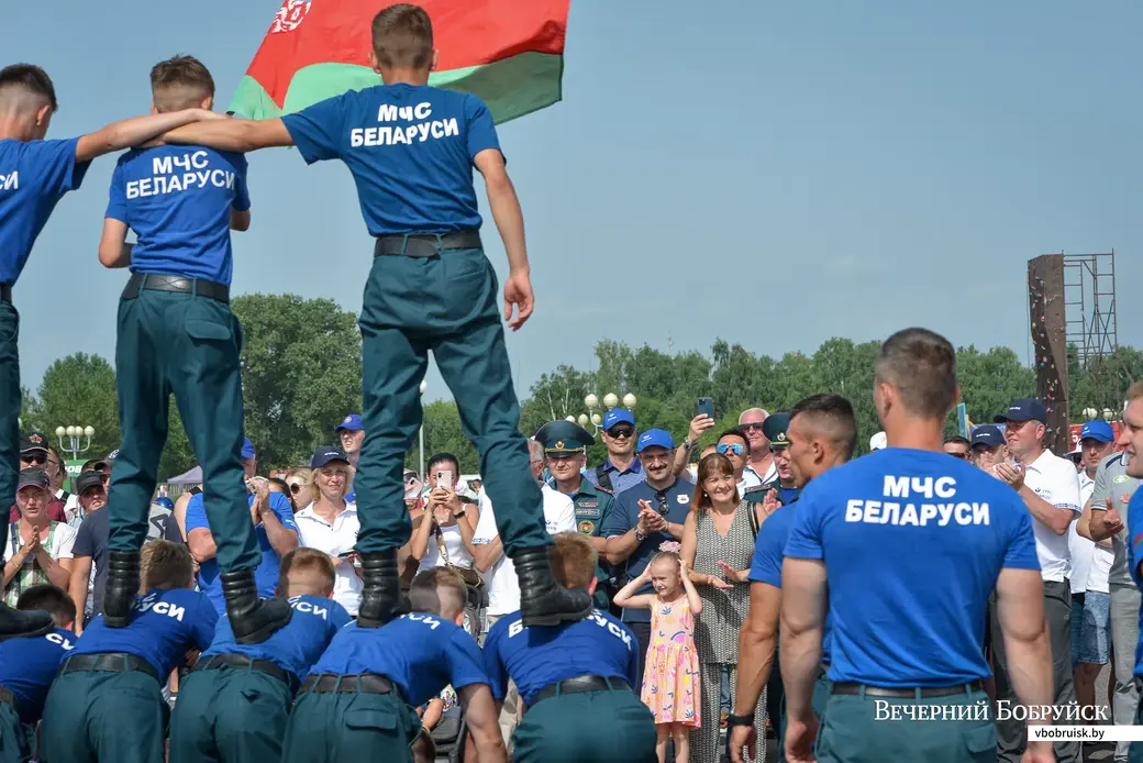 17.07.2021. Бобруйск. Праздник спорта на «Бобруйск-Арене» в рамках культурно-спортивного фестиваля «Вытокі. Крок да Алiмпу».