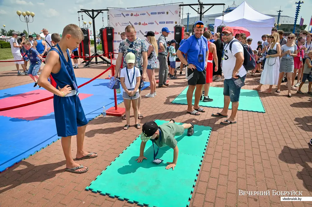 17.07.2021. Бобруйск. Праздник спорта на «Бобруйск-Арене» в рамках культурно-спортивного фестиваля «Вытокі. Крок да Алiмпу».