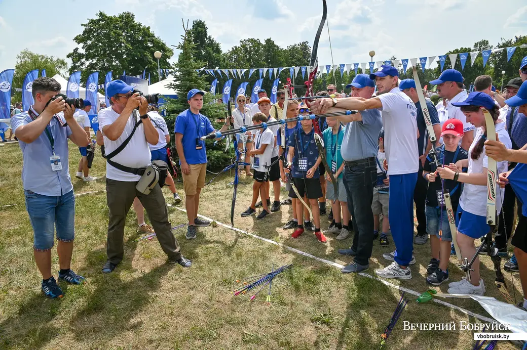 17.07.2021. Бобруйск. Праздник спорта на «Бобруйск-Арене» в рамках культурно-спортивного фестиваля «Вытокі. Крок да Алiмпу».