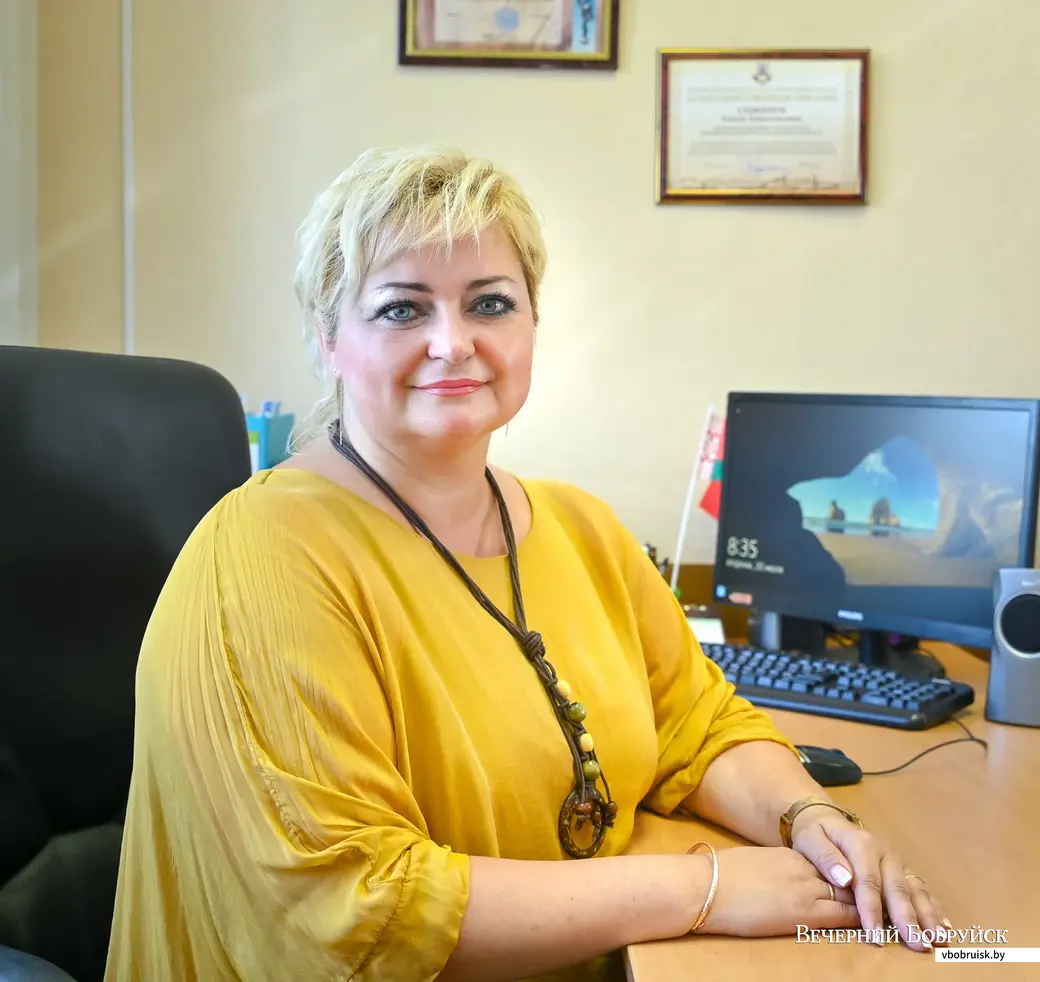 Бобруйск. Начальник управления торговли и услуг Бобруйского горисполкома Елена Семенчук.