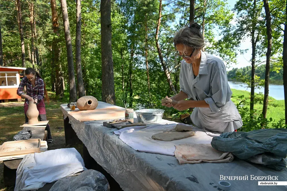 22.07.2021. Вербки, Бобруйский район. XVII пленэр художников-керамистов «Арт-Жыжаль» в Вербках