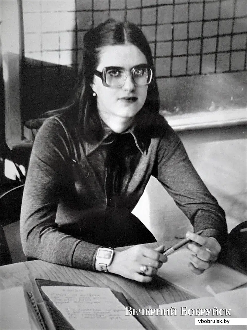 Лесниковская – строгая учительница, 1982 год.