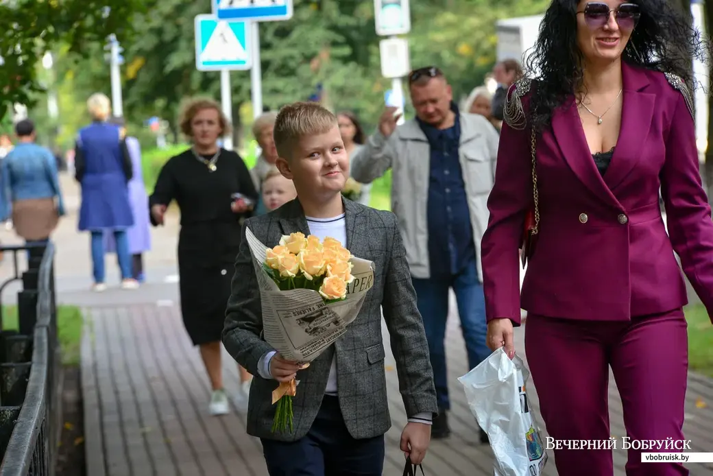 01.09.2021. Бобруйск. День знаний 1 сентября в гимназии №3 г.Бобруйска