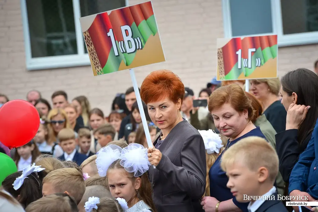 01.09.2021. Бобруйск. День знаний 1 сентября в гимназии №3 г.Бобруйска