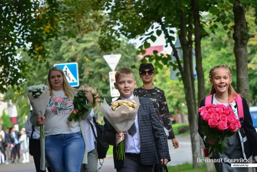 01.09.2021. Бобруйск. День знаний 1 сентября в гимназии №3 г.Бобруйска