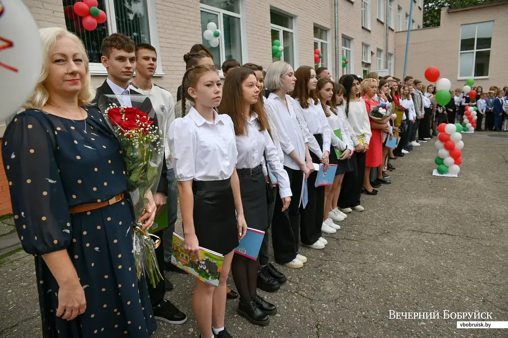 01.09.2021. Бобруйск. День знаний 1 сентября в гимназии №3 г.Бобруйска
