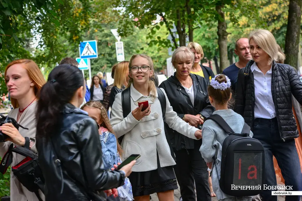 01.09.2021. Бобруйск. День знаний 1 сентября в гимназии №3 г.Бобруйска