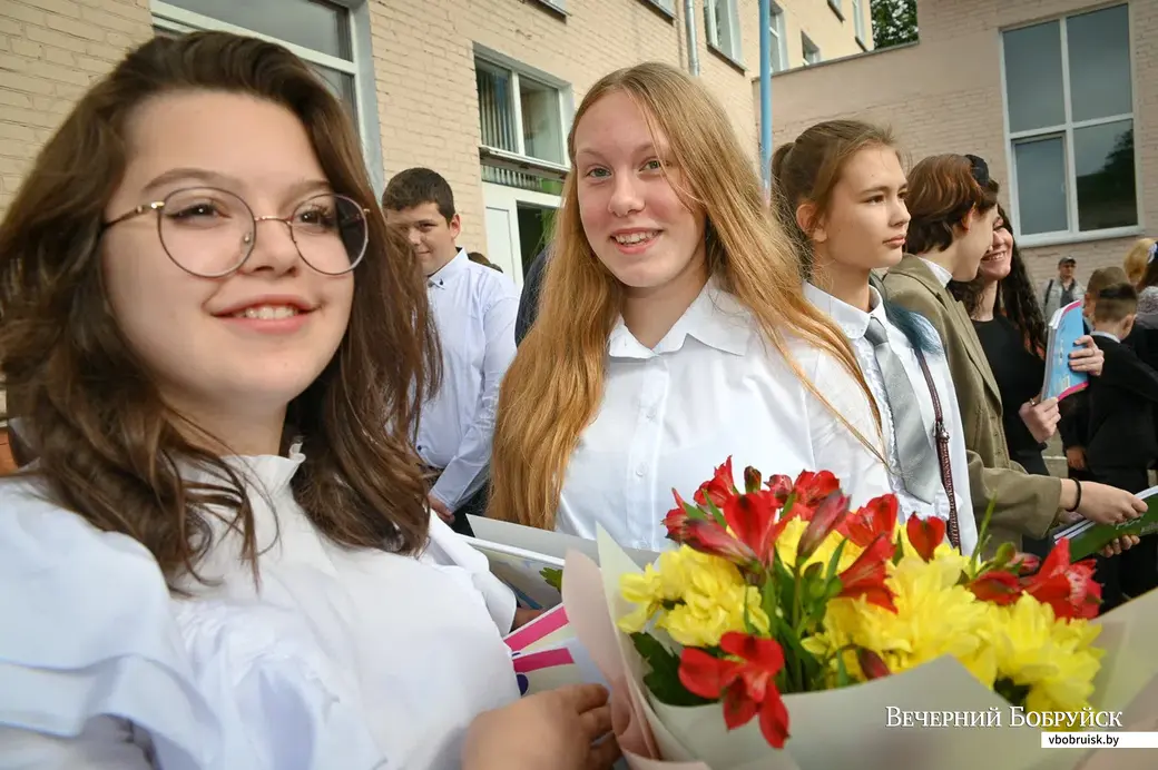 01.09.2021. Бобруйск. День знаний 1 сентября в гимназии №3 г.Бобруйска