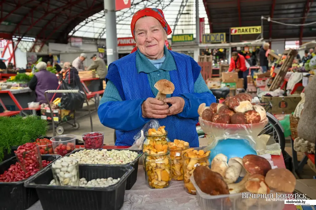 На центральном рынке Бобруйска.
