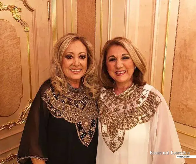 Мария Мендиола и Майте Матеос перед концертом в Кремле, 2017 год.