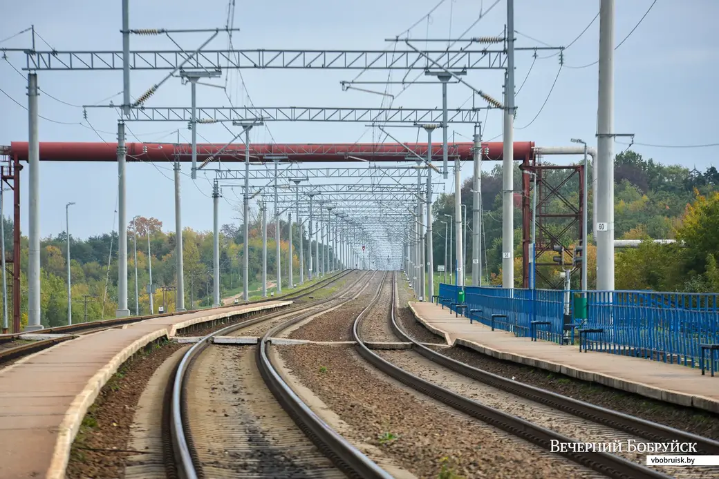 30.09.2021. Бобруйск. Микрорайон Черепичный. Железная дорога