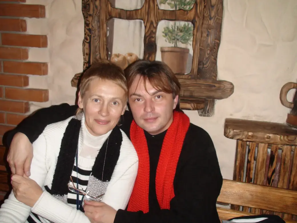 Елена Дудич и Павел Усович. Могилев, 2001 год.