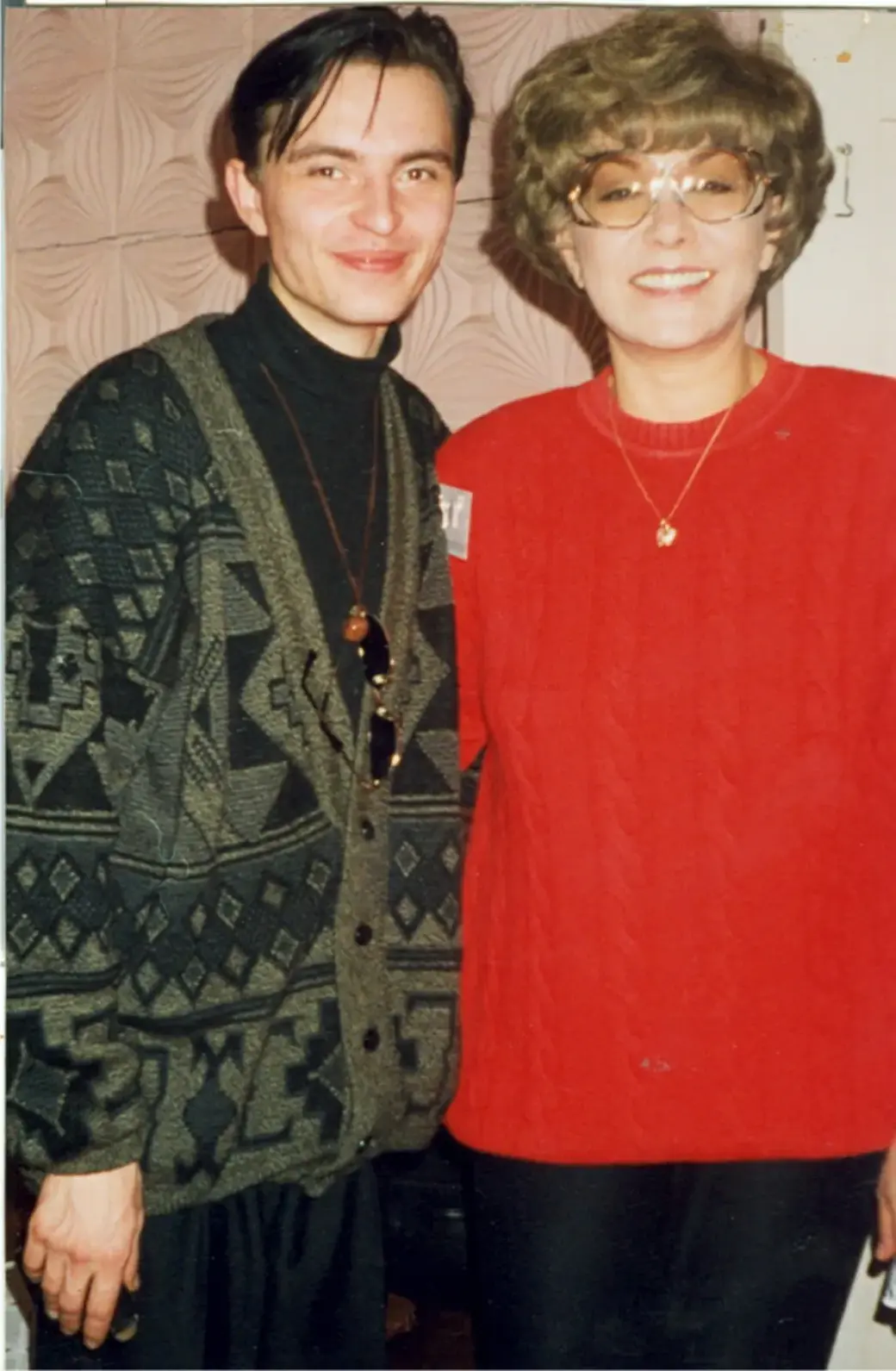 Павел Усович и Эдита Пьеха. Могилев, 1998 год.