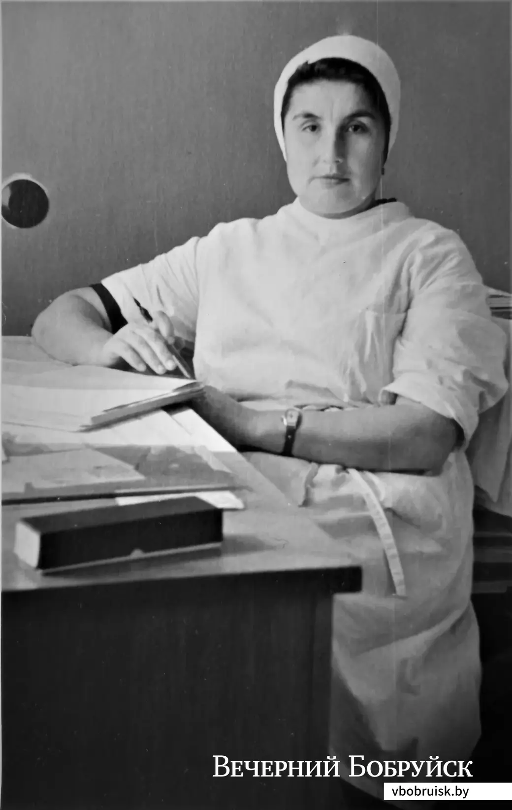 Фельдшер – акушерка поликлиники Бобруйского завода РТИ Софья Булова, 1963 год.