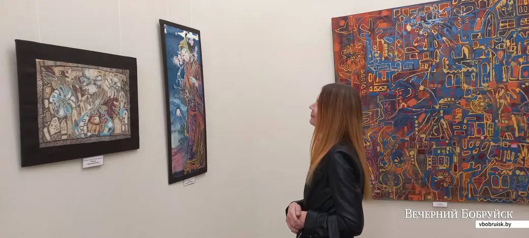 На выставке Игоря Беспалова и Галины Гулевой.