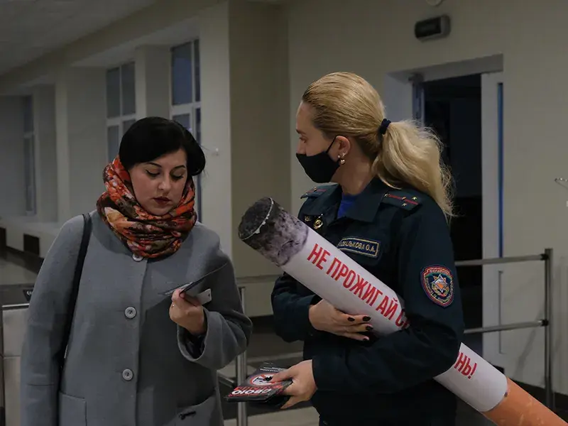 Акция «Не прожигай свою жизнь» в ОАО «УКХ «Бобруйскагромаш».