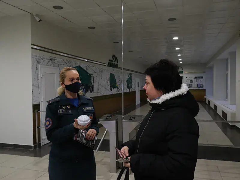 Акция «Не прожигай свою жизнь» в ОАО «УКХ «Бобруйскагромаш».
