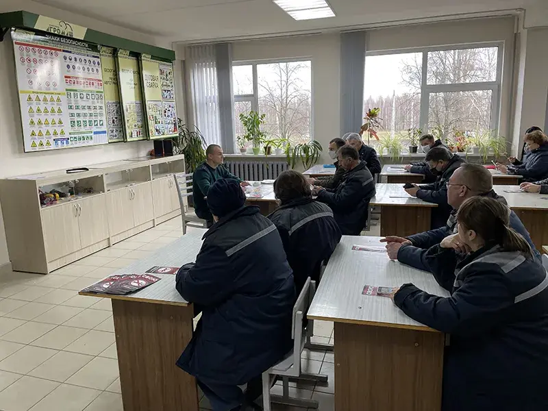 Акция «Не прожигай свою жизнь» в ОАО «УКХ «Бобруйскагромаш».