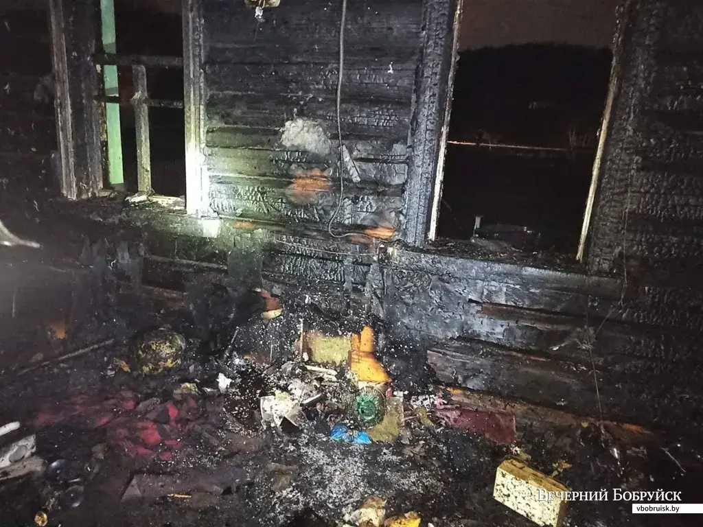 В Могилевском районе на пожаре спасен мужчина. 17.11.2021