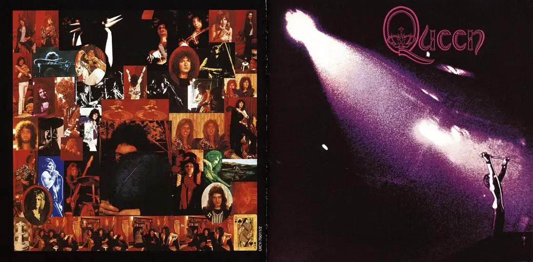 Конверт самой первой пластинки группы «Queen». 1973 год.