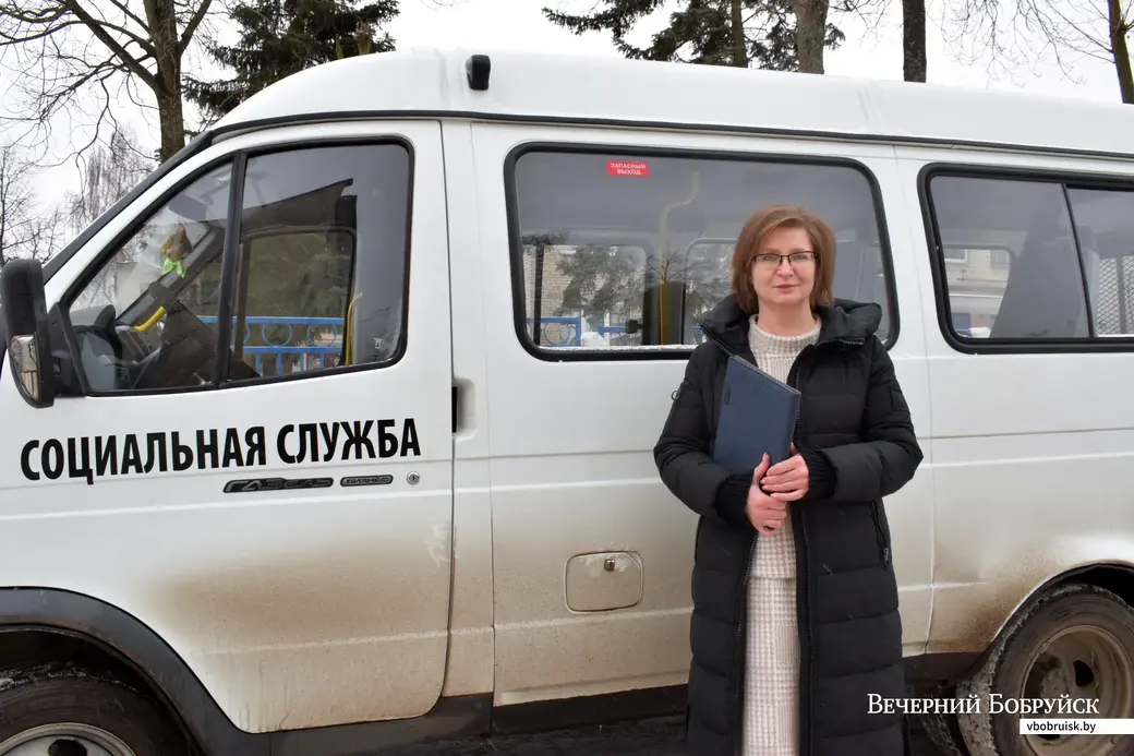 30.12.21, Бобруйск. Заведующая отделением социальной помощи на дому ТЦСОН Первомайского района Ольга Шамаль. Фото автора
