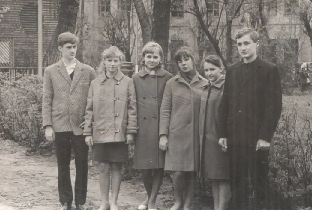 Светлана с друзьями, 1968 год.