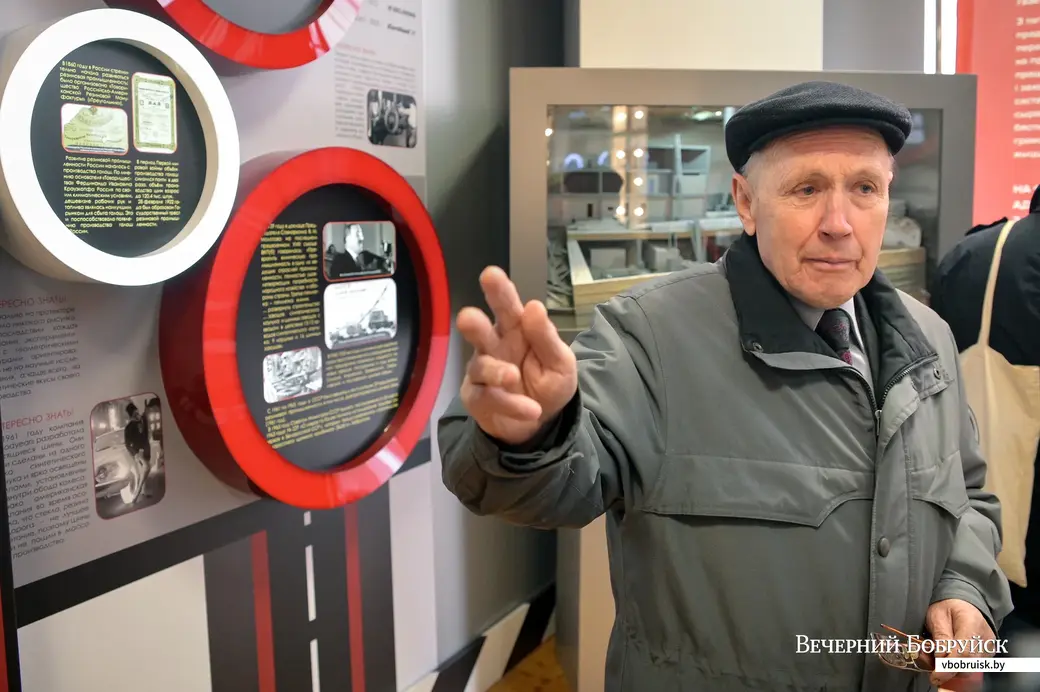 24.03.2022. Бобруйск. Ветеран «Белшины» Виктор Антонович Вишневский