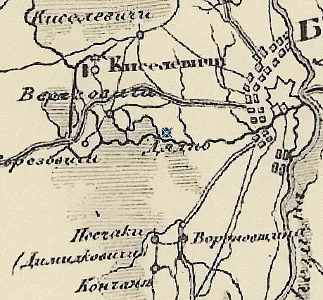 Специальная карта Западной части России Шуберта 1826-1840 годов