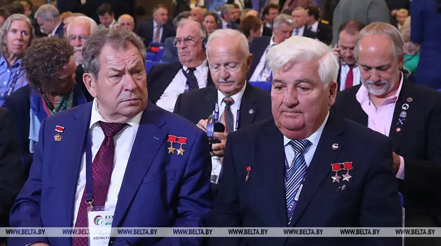 Владимир Коваленок и Петр Климук, 2018 год. Фото из архива БЕЛТА