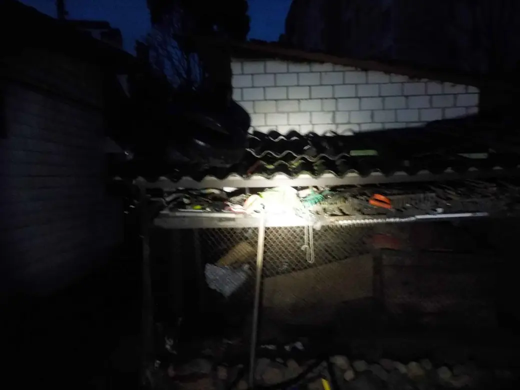 26.04.22г. Спасатели ликвидировали пожар на улице Заводской. Фото: Бобруйский ГРОЧС