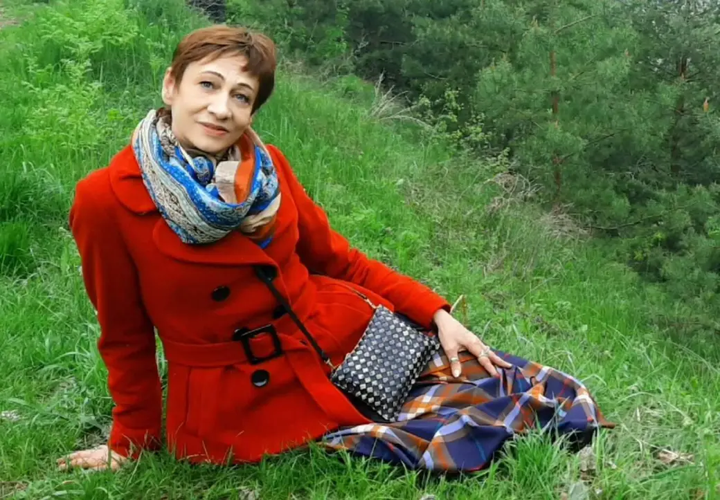 Марина Белицкая на Луковой горе в Бобруйске.