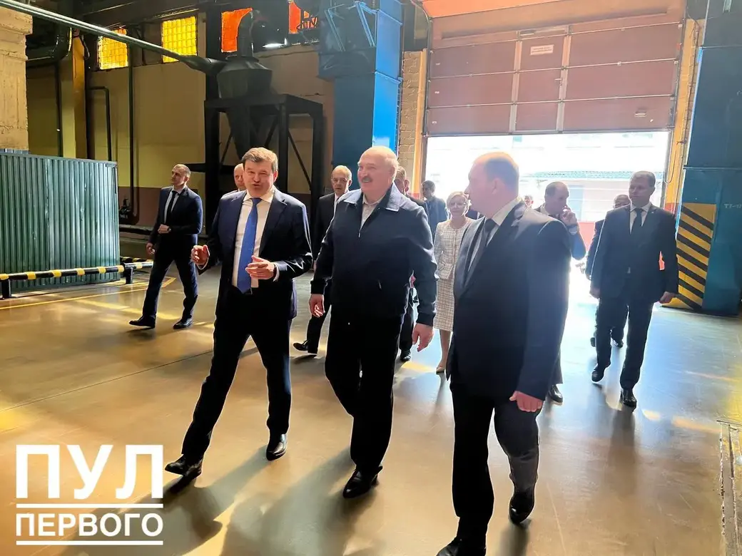 17 июня 2022 года. Александр Лукашенко на ОАО «Белшина».