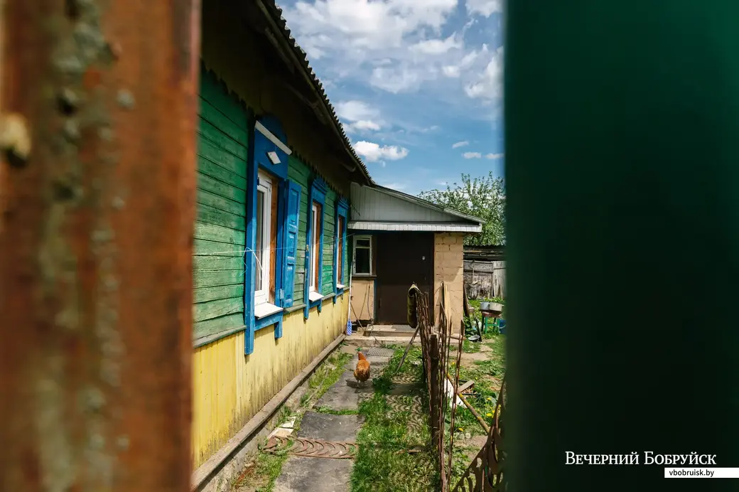 Плёсы, Бобруйский район. Дом бывшей узницы Анны Федоровны Загорцевой. Июнь 2022г.