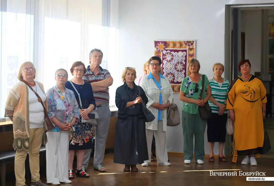 23 июня 2022 года. Открытие выставки «ТекСтильный Букет» в выставочном зале Бобруйского художественного музея.