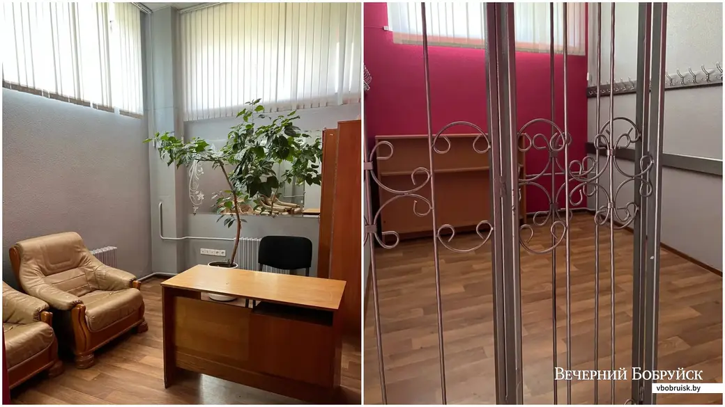 У входа стоит пара кресел, наверное, чтобы отдохнуть после обеда. Рядом – гардероб.
