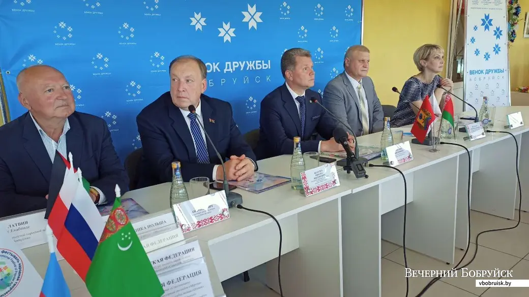 24 июня 2022 года. Пресс-конференция, посвященная открытию «Венка дружбы».
