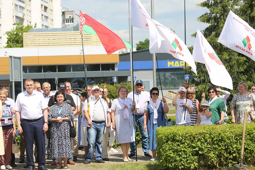 Бобруйск, 25 июня 2022 года. Торжественная церемония закладки сквера Дружбы. Фото. bobrlife.by.
