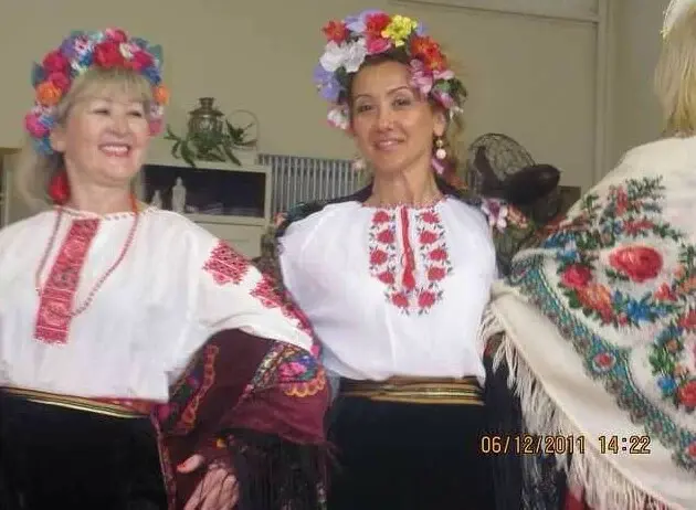 Галина на занятиях при церкви Святой Троицы в Бруклине.