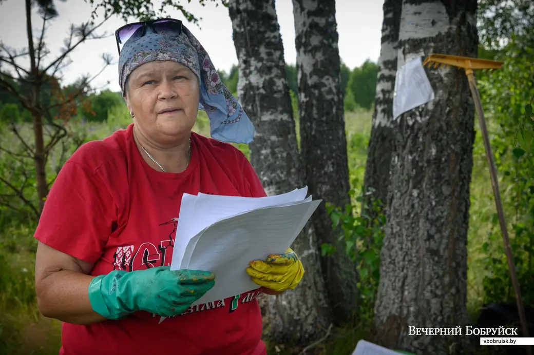 02.07.2022. Протасевичский сельский Совет. Жители деревни Евсеевичи Глусского района отправились к местам захоронений на месте сожженых деревень в урочищах Белые,