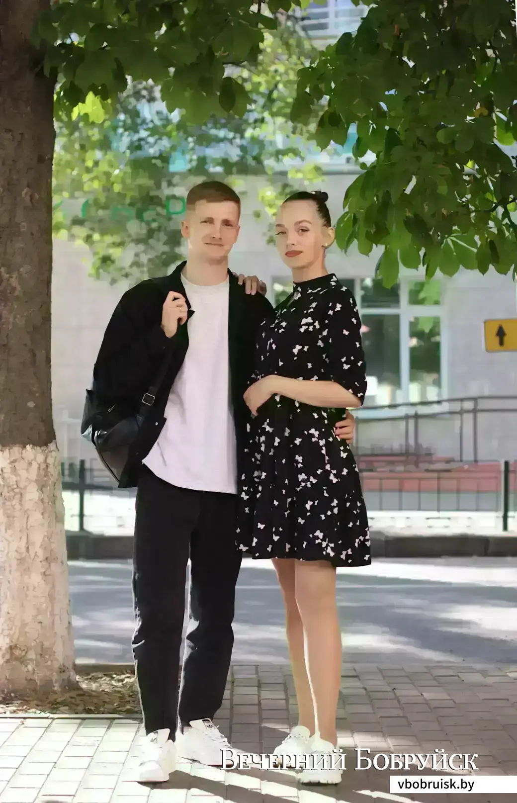 14.07.2022. Бобруйск. Уличная мода. Дарья и Евгений Старевичи.