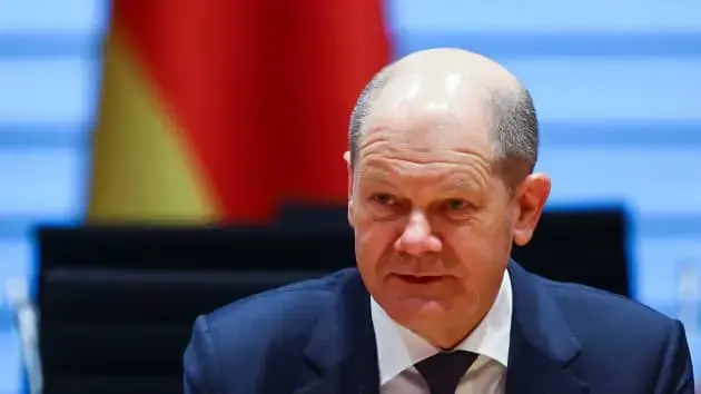Канцлер ФРГ Олаф Шольц.