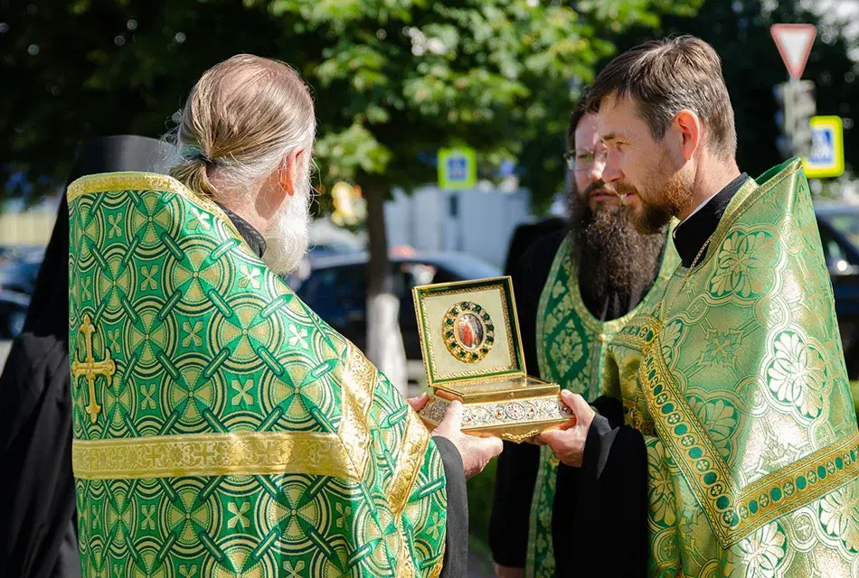 В Бобруйск прибыли мощи преподобного Сергия Радонежского.