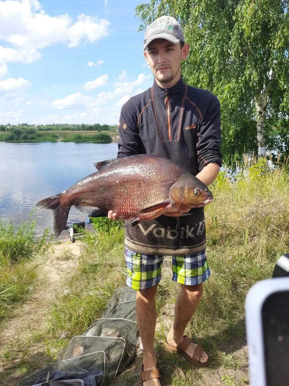 30.07.22. Кубок Бобруйска по рыбной ловле фидером. Сергей Плоткин и рекордный лещ на 6 кг.