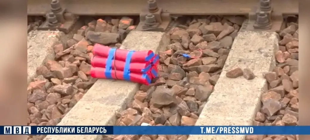 Муляж взрывного устройства, кадр из видео МВД