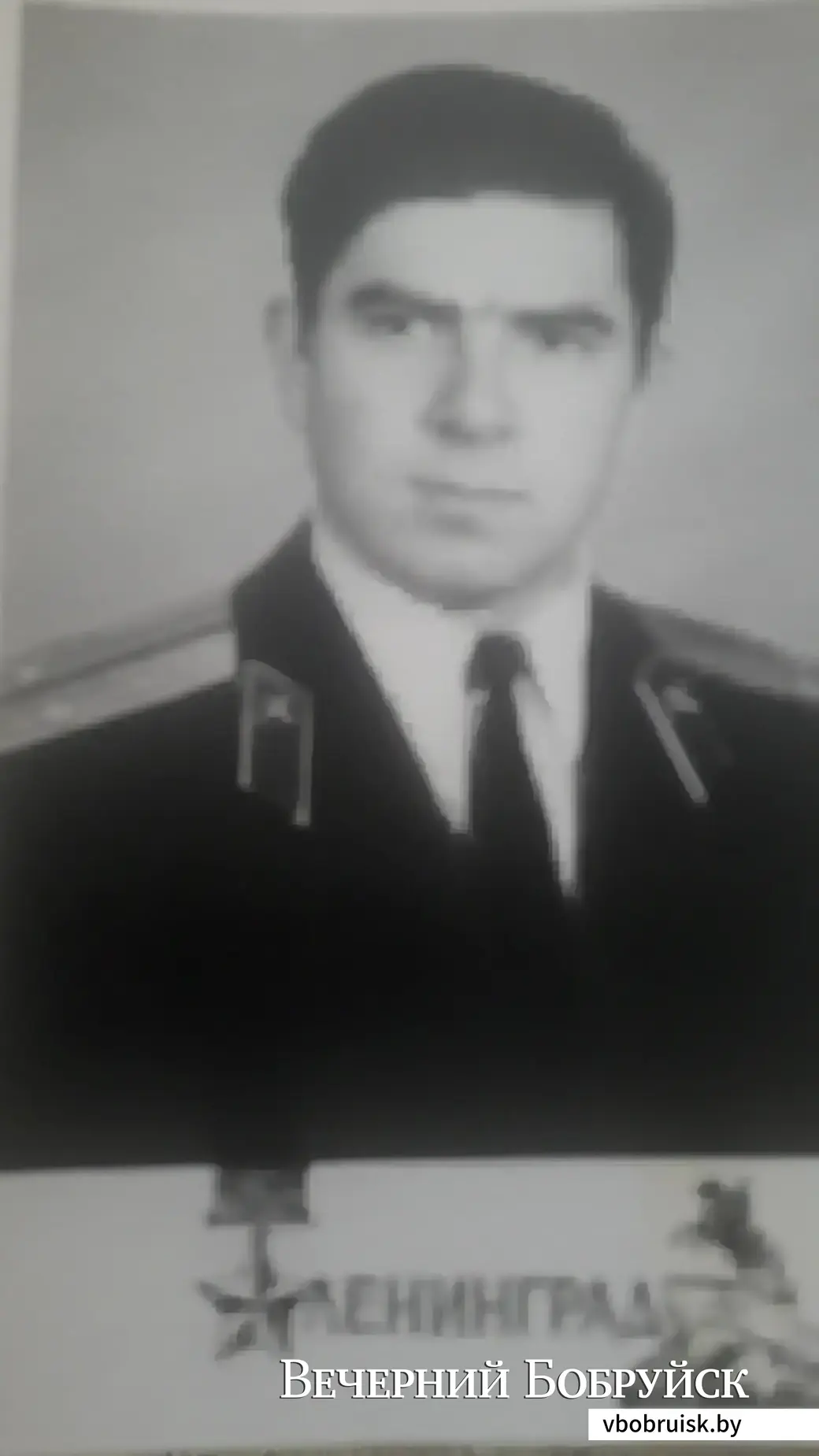 Леонид по окончанию пожарно-технического училища в Ленинграде, 1977 год.