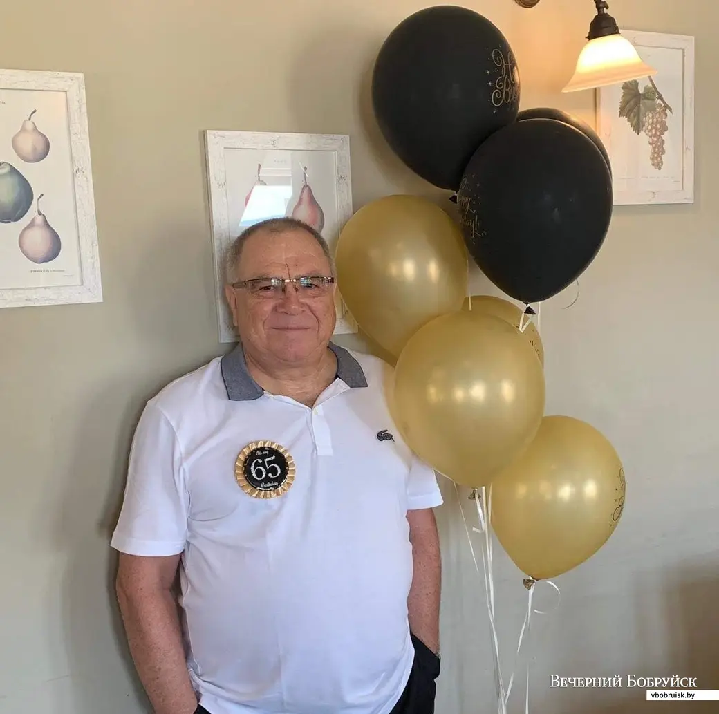 Леонид Рабкин в день своего 65-летия. Израиль, 2019 год.