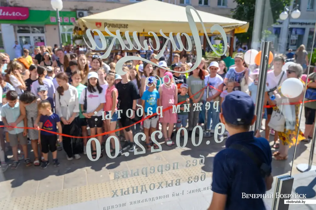 18.08.2022. Бобруйск. Торжественное открытие обновленного кафе «Лакомка»